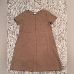 Zara Kids Brown Short Sleeve Knit Dress size 10